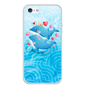 Чехол для iPhone 5/5S матовый с принтом Два дельфина в Новосибирске, Силикон | Область печати: задняя сторона чехла, без боковых панелей | cute | dolphin | два дельфина | дельфин | дельфин в море | дельфинами | любовь | милый | мир | подводный | сердечки