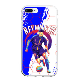 Чехол для iPhone 7Plus/8 Plus матовый с принтом НЕЙМАР / NEYMAR / ПСЖ в Новосибирске, Силикон | Область печати: задняя сторона чехла, без боковых панелей | football | neymar | paris saint germain football club | sport | uefa | неймар | неймар да силва сантос жуниор | пари сен жермен | псж | сборная бразилии | спорт | уефа. | футбол