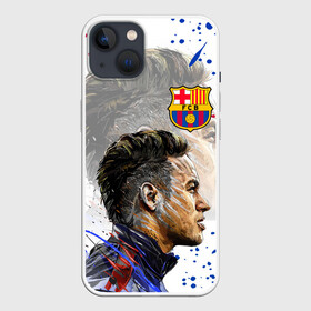 Чехол для iPhone 13 с принтом НЕЙМАР   NEYMAR   БАРСЕЛОНА в Новосибирске,  |  | barcelona. | football | neymar | paris saint germain football club | sport | uefa | барселона | неймар | неймар да силва сантос жуниор | пари сен жермен | псж | сборная бразилии | спорт | уефа | футбол