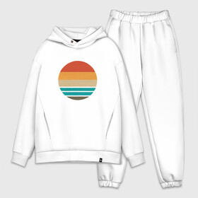 Мужской костюм хлопок OVERSIZE с принтом Retro Sunset Ретро закат в Новосибирске,  |  | art | beach | lines | minimal | minimalism | ocean | sea | sky | summer | sun | sunrise | арт | винтаж | винтажная иллюстрация | винтажный закат | восход | геометрия | лето | линии | минимализм | море | небо | океан | пляж | ретро