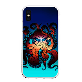 Чехол для iPhone XS Max матовый с принтом Кракен | Octopus в Новосибирске, Силикон | Область печати: задняя сторона чехла, без боковых панелей | animal | beast | kraken | monster | ocean | octopus | sea | water | waves | вода | волны | животные | звери | кракен | монстр | море | океан | осьминог | рыбы | щупальца