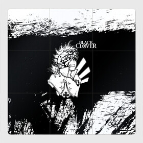 Магнитный плакат 3Х3 с принтом Черный Аста Чёрный клевер в Новосибирске, Полимерный материал с магнитным слоем | 9 деталей размером 9*9 см | asta | black bulls | black clover | quartet knights | yuno | акума | аниме | аста | блэк кловер | буракку куро:ба | демон | королевство клевера | король магов | лихт | магна | манга | пятилистник | черный бык | чёрный клев