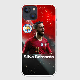 Чехол для iPhone 13 с принтом Silva Bernardo Манчестер Сити в Новосибирске,  |  | manchester city | бернарду силва | манчестер сити | сборная португалии | футбол | футболист