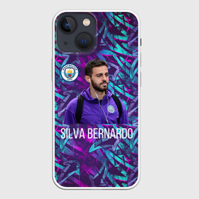 Чехол для iPhone 13 mini с принтом Silva Bernardo Манчестер Сити в Новосибирске,  |  | manchester city | бернарду силва | манчестер сити | сборная португалии | футбол | футболист