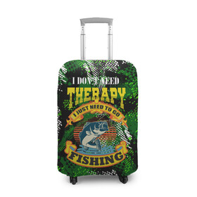 Чехол для чемодана 3D с принтом Трофейная рыбалка на карпа в Новосибирске, 86% полиэфир, 14% спандекс | двустороннее нанесение принта, прорези для ручек и колес | fish | карп | лето | отдых | поклев | рыба | рыбалка | рыболов | спиннинг | удилище | удочка