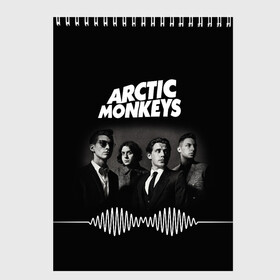 Скетчбук с принтом arctic monkeys в Новосибирске, 100% бумага
 | 48 листов, плотность листов — 100 г/м2, плотность картонной обложки — 250 г/м2. Листы скреплены сверху удобной пружинной спиралью | alex turner | arctic monkeys | britain | great | indie | rock | алекс тернер | арктик монкейс | инди | рок