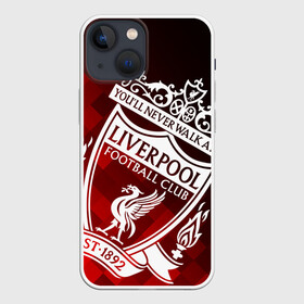 Чехол для iPhone 13 mini с принтом LIVERPOOL   ЛИВЕРПУЛЬ в Новосибирске,  |  | football | liverpool | sport | uefa | английская премьер лига. | ливерпуль | лига финал | матч | спорт | уефа | финал | футбол