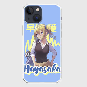 Чехол для iPhone 13 mini с принтом Hayasaka в Новосибирске,  |  | anime | chika | chika fujiwara | kaguya | kaguya shinomiya | love | love detective | love is war | miyuki | shinomiya | аниме | анимэ | кагуя | любовь | любовь   это война | чика