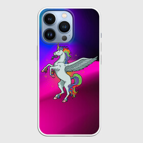 Чехол для iPhone 13 Pro с принтом Единорог | Unicorn (Z) в Новосибирске,  |  | unicorn | unicornis | вымышленное существо | единорог | инрог | каркаданн | мифическое существо | моноцерос | нарвал | радужное | радужный | существо