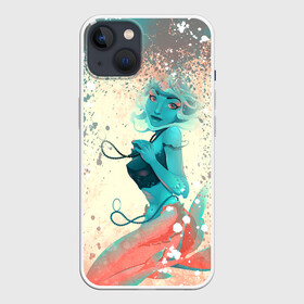 Чехол для iPhone 13 с принтом Русалочка | Mermaid (Z) в Новосибирске,  |  | mermaid | naiad | nymph | rusalka | ведява | водяница | восточнославянская мифология | дух | лесовица | мифология | морская дева | нимфа | русал | русалии | русалка | русалочка | ундина | фараонка