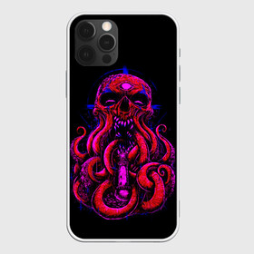 Чехол для iPhone 12 Pro Max с принтом Череп Осьминог Octopus Skull в Новосибирске, Силикон |  | animal | beast | kraken | monster | ocean | octopus | sea | skull | water | waves | вода | животные | звери | кракен | монстр | море | океан | осьминог | рыбы | череп | щупальца