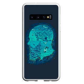 Чехол для Samsung Galaxy S10 с принтом Ragnarr Art в Новосибирске, Силикон | Область печати: задняя сторона чехла, без боковых панелей | viking | vikings | альфред великий | аслауг | викинг | викинги | конунг | лагерта | один | рагнар лодброк | сериал | сериалы | харальд