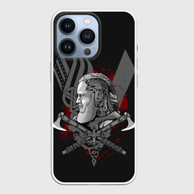 Чехол для iPhone 13 Pro с принтом Vikings Art в Новосибирске,  |  | Тематика изображения на принте: viking | vikings | альфред великий | аслауг | викинг | викинги | конунг | лагерта | один | рагнар лодброк | сериал | сериалы | харальд