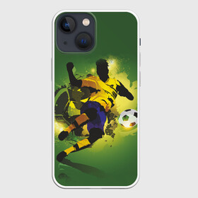 Чехол для iPhone 13 mini с принтом Футбол в Новосибирске,  |  | football | игра с мячом | игрок | мяч | спорт | футбол | футболист | чемпионат по футболу