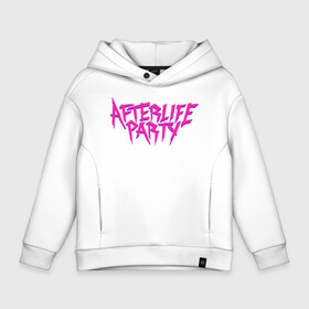 Детское худи Oversize хлопок с принтом Afterlife Party в Новосибирске, френч-терри — 70% хлопок, 30% полиэстер. Мягкий теплый начес внутри —100% хлопок | боковые карманы, эластичные манжеты и нижняя кромка, капюшон на магнитной кнопке | fortnite | gamers | games | music | party | вечеринка | джей бавлин | игры | королевская битва | фортнайт