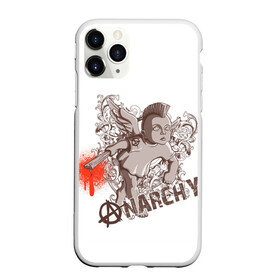 Чехол для iPhone 11 Pro Max матовый с принтом АНГЕЛ АНАРХИИ в Новосибирске, Силикон |  | anarchy | angel | art | blood | punk | анархия | ангел | ирокез | кровь | крылья | культура | мальчик | панк | символ | узор