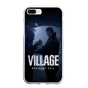 Чехол для iPhone 7Plus/8 Plus матовый с принтом RESIDENT EVIL VILLAGE в Новосибирске, Силикон | Область печати: задняя сторона чехла, без боковых панелей | Тематика изображения на принте: resident evil | resident evil 8 village | village | вампиры | димитреску | леди | резидент | эвил