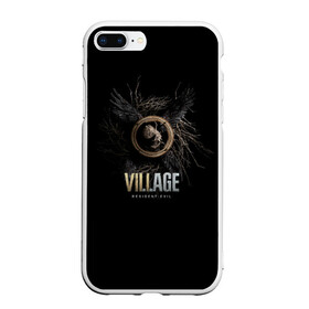 Чехол для iPhone 7Plus/8 Plus матовый с принтом Resident Evil Village в Новосибирске, Силикон | Область печати: задняя сторона чехла, без боковых панелей | biohazard | lady dumitrescu | re 8 | re village | resident evil | stars | umbrella | vampire | vii | village | амбрелла | вампир | диметреску | димитреску | зомби | корпорация амбрелла | обитель зла | обитель зла деревня | резидент | резиден