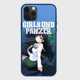 Чехол для iPhone 12 Pro с принтом Girls und Panzer в Новосибирске, силикон | область печати: задняя сторона чехла, без боковых панелей | Тематика изображения на принте: darjeeling | girls und panzer | girls und panzer правда | дарджилинг | девочки и танки | девушки и танки | катюша | нисидзуми михо | правда | танки