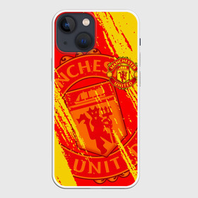 Чехол для iPhone 13 mini с принтом МАНЧЕСТЕР   MANCHESTER UNITED в Новосибирске,  |  | football | manchester united football club | sport | uefa | английская премьер лига | лига финал | манчестер юнайтед | матч. | спорт | уефа | финал | футбол