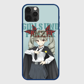 Чехол для iPhone 12 Pro с принтом Girls und Panzer в Новосибирске, силикон | область печати: задняя сторона чехла, без боковых панелей | Тематика изображения на принте: darjeeling | girls und panzer | girls und panzer правда | дарджилинг | девочки и танки | девушки и танки | катюша | нисидзуми михо | правда | танки