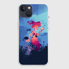 Чехол для iPhone 13 с принтом Mermaid | Русалочка (Z) в Новосибирске,  |  | mermaid | naiad | nymph | rusalka | ведява | водяница | восточнославянская мифология | дух | лесовица | мифология | морская дева | нимфа | русал | русалии | русалка | русалочка | ундина | фараонка