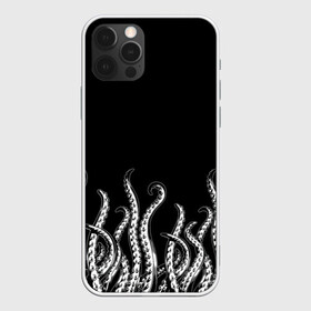 Чехол для iPhone 12 Pro Max с принтом Octopus Щупальца в Новосибирске, Силикон |  | animal | beast | kraken | ocean | octopus | sea | ship | water | вода | животные | звери | корабль | кракен | море | океан | осьминог | рыбы | чб | щупальца