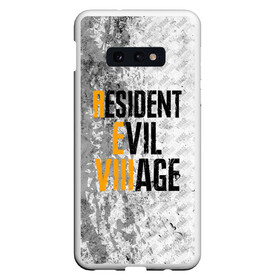 Чехол для Samsung S10E с принтом RESIDENT EVIL VILLAGE | ГРАНЖ в Новосибирске, Силикон | Область печати: задняя сторона чехла, без боковых панелей | horror | lady dimitrescu | resident evil | resident evil 8 | village | демитреска | деревня | димитреску | леди димитреска | обитель зла | резидент эвил | ресидент евил | хоррор