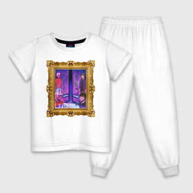 Детская пижама хлопок с принтом Игрушечный OG Buda в Новосибирске, 100% хлопок |  брюки и футболка прямого кроя, без карманов, на брюках мягкая резинка на поясе и по низу штанин
 | buda | gang | music | og | rap