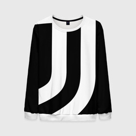 Мужской свитшот 3D с принтом Juventus | J (2021/22) в Новосибирске, 100% полиэстер с мягким внутренним слоем | круглый вырез горловины, мягкая резинка на манжетах и поясе, свободная посадка по фигуре | 0x000000123 | juve | juventus | ronaldo | криштьяно | роналдо | юве | ювентус