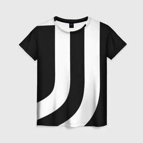 Женская футболка 3D с принтом Juventus | J (2021/22) в Новосибирске, 100% полиэфир ( синтетическое хлопкоподобное полотно) | прямой крой, круглый вырез горловины, длина до линии бедер | 0x000000123 | juve | juventus | ronaldo | криштьяно | роналдо | юве | ювентус