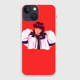 Чехол для iPhone 13 mini с принтом Suga Red в Новосибирске,  |  | bts | pop | битиэс | бтс | ви | джей хоуп | джонгук | корейцы | музыка | поп | попса | рм | чимин | чин сюги