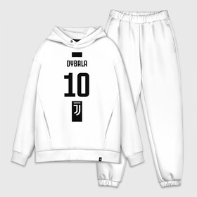 Мужской костюм хлопок OVERSIZE с принтом Dybala 10 номер на груди Juventus в Новосибирске,  |  | 10 | ac milan | champions | fifa | juve | juventus | juvi | paulo dybala | soccer | uefa | дубала | лига чемпионов | номер | пауло дибала | сборная аргентины | спорт | уефа | фифа | фк | футбол | футболист | футбольный клуб | 