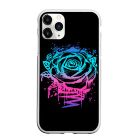 Чехол для iPhone 11 Pro Max матовый с принтом Неоновая Роза Neon Rose в Новосибирске, Силикон |  | flower | flowers | green | nature | neon | pattern | red | rose | roses | spring | summer | весна | зеленый | краски | красная | лето | листва | листья | неон | неоновая | паттерн | природа | роза | розы | узор | фауна | флора | цветок | цветы