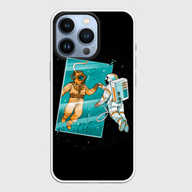 Чехол для iPhone 13 Pro с принтом Параллельный Мир в Новосибирске,  |  | astronaut | galaxy | mirror | ocean | sea | space | stars | water | window | world | аквалангист | астронавт | вода | водоросли | галактика | глубина | дно | звезды | зеркало | космонавт | космос | мир | море | океан | окно | параллельный