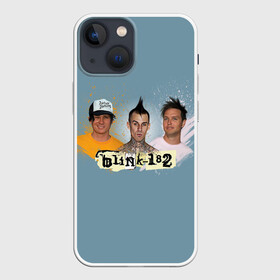 Чехол для iPhone 13 mini с принтом Blink 182 в Новосибирске,  |  | duck tape | mark hoppus | matt skiba | music | pop | punk | rock | travis barker