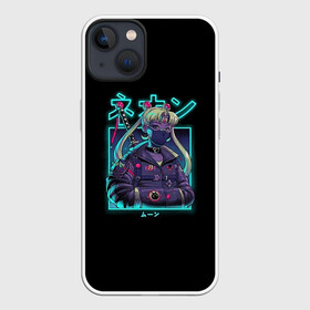 Чехол для iPhone 13 с принтом Neon Moon в Новосибирске,  |  | ami | chibiusa | makoto | minako | moon | neon | rei | sailor | usagi | ами | артемис | венера | луна | макото | марс | меркурий | минако | мичиру | момару | мун | неон | плутон | принц | рэй | сатурн | сейлор | серенити | сецуна | ур