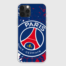 Чехол для iPhone 12 Pro с принтом ФК ПСЖ FC PSG PARIS SG в Новосибирске, силикон | область печати: задняя сторона чехла, без боковых панелей | Тематика изображения на принте: fifa. | football | paris saint germain football club | psg | sport | uefa | английская премьер лига | лига финал | матч | спорт | уефа | финал | фифа | фк парии сен жермен | фк псж | футбол