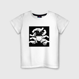 Детская футболка хлопок с принтом БТС в руках в Новосибирске, 100% хлопок | круглый вырез горловины, полуприлегающий силуэт, длина до линии бедер | bts | pop | битиэс | бтс | ви | джей хоуп | джонгук | корейцы | музыка | поп | попса | рм | чимин | чин сюги