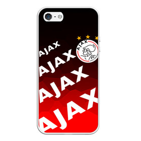 Чехол для iPhone 5/5S матовый с принтом FC AJAX AMSTERDAM / ФК АЯКС в Новосибирске, Силикон | Область печати: задняя сторона чехла, без боковых панелей | ajax amsterdam | fifa | football | football club. | sport | uefa | английская премьер лига | аякс амстердам | лига финал | матч | спорт | уефа | финал | фифа | футбол | футбольный клуб