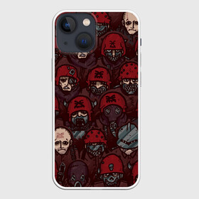 Чехол для iPhone 13 mini с принтом BLOODPACT в Новосибирске,  |  | bloodpact | chaos | khorne | w40k | warhammer | warhammer 40000 | бладпакт | вархаммер | вархаммер 40000 | кровавый договор