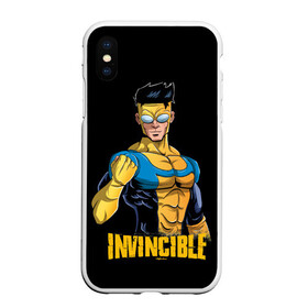 Чехол для iPhone XS Max матовый с принтом Mark Grayson (Invincible) в Новосибирске, Силикон | Область печати: задняя сторона чехла, без боковых панелей | Тематика изображения на принте: allen | atom | debbie | eve | girl | grayson | immortal | invincible | man | mark | monster | nolan | omni | атом | атомная | вильтрум | вильтрумит | воительница | грейсон | дебби | ева | костюм | марк | монстр | мэн | неуязвимый |