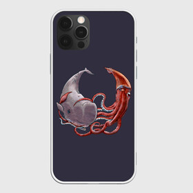 Чехол для iPhone 12 Pro Max с принтом Naval Confrontation в Новосибирске, Силикон |  | animal | battle | bottom | confrontation | depth | fin | kraken | mammal | ocean | octopus | sea | tentacles | water | whale | бой | вода | глубина | дно | животное | кит | кракен | млекопитающее | море | океан | осьминог | плавник | противостояние | щупа