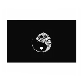 Бумага для упаковки 3D с принтом Yin and Yang. Bonsai Tree в Новосибирске, пластик и полированная сталь | круглая форма, металлическое крепление в виде кольца | Тематика изображения на принте: black | bonsai | buddhism | dualism | esotericism | evil | good | japan | negative | philosophy | positive | tree | white | yang | yin | zen | белое | бонсай | буддизм | дерево | дзен | добро | древо | дуализм | зло | инь | негатив | позитив | философия |