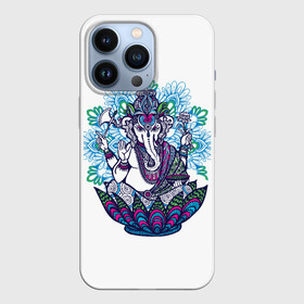 Чехол для iPhone 13 Pro с принтом Будда слон в Новосибирске,  |  | будда | будды | буды | медитация | мир | радужные | руки | слон | слон будды | слоны | спокойствие | топор | туристам | хипи | хобот | хоппи | цветы