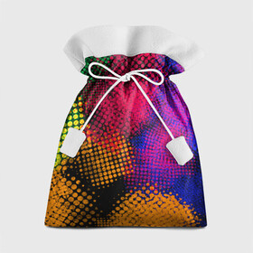 Подарочный 3D мешок с принтом Цветные Разводы в Новосибирске, 100% полиэстер | Размер: 29*39 см | Тематика изображения на принте: blots | абстрацкия | кляксы | пятна | разводы краски