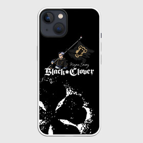 Чехол для iPhone 13 с принтом Магна Свинг Чёрный клевер в Новосибирске,  |  | asta | black bulls | black clover | quartet knights | yuno | акума | аниме | аста | блэк кловер | буракку куро:ба | демон | королевство клевера | король магов | лихт | магна | манга | пятилистник | черный бык | чёрный клев