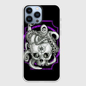 Чехол для iPhone 13 Pro Max с принтом Череп и Осьминог в Новосибирске,  |  | beast | head | kraken | neon | octopus | skulls | star | букет | голова | животные | звезда | зверь | зубы | кости | кракен | краска | мозги | неоновый | октопус | осьминог | полосы | скелет | текстура | точки | узор | хо | цветы