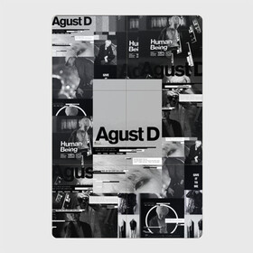 Магнитный плакат 2Х3 с принтом Agust D в Новосибирске, Полимерный материал с магнитным слоем | 6 деталей размером 9*9 см | Тематика изображения на принте: agust | bts | d | k pop | suga | агуст | бтс | ди | к поп | кей поп | шуга
