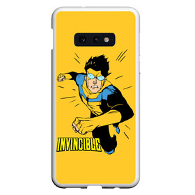 Чехол для Samsung S10E с принтом Неуязвимый Invincible в Новосибирске, Силикон | Область печати: задняя сторона чехла, без боковых панелей | boy | cartoon | damien darkblood | hero | invincible | superhero | герой | марк грейсон | мультик | мультсериал | непобедимый | неуязвимый | персонаж | супергерой